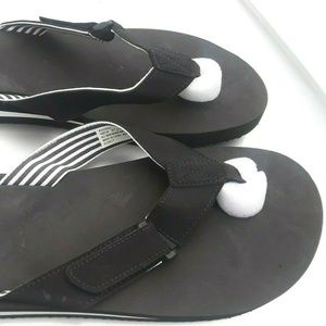 Mens Kingsize Mens Sandals Flip Flops Velco 16 EW